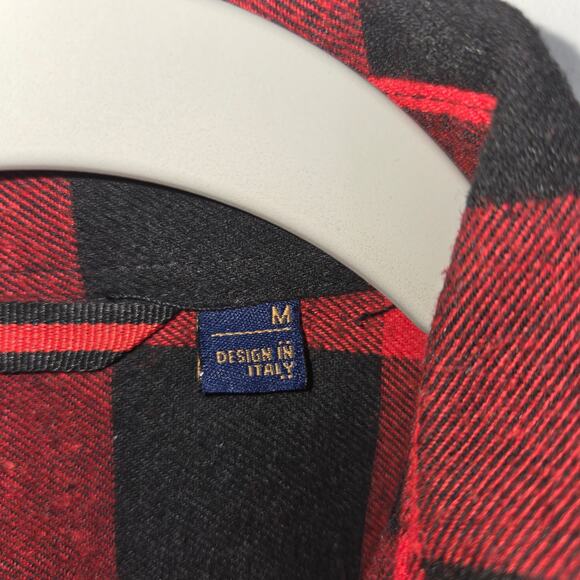 Design In Italy Men's Flannel Shirt. Size Medium - Picture 3 of 5